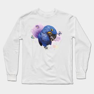 Hyacinth macaw Long Sleeve T-Shirt